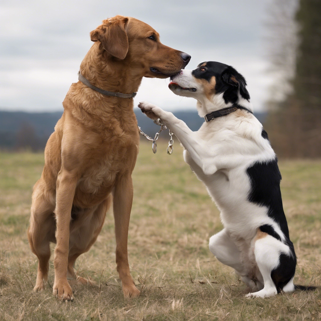 Dog play