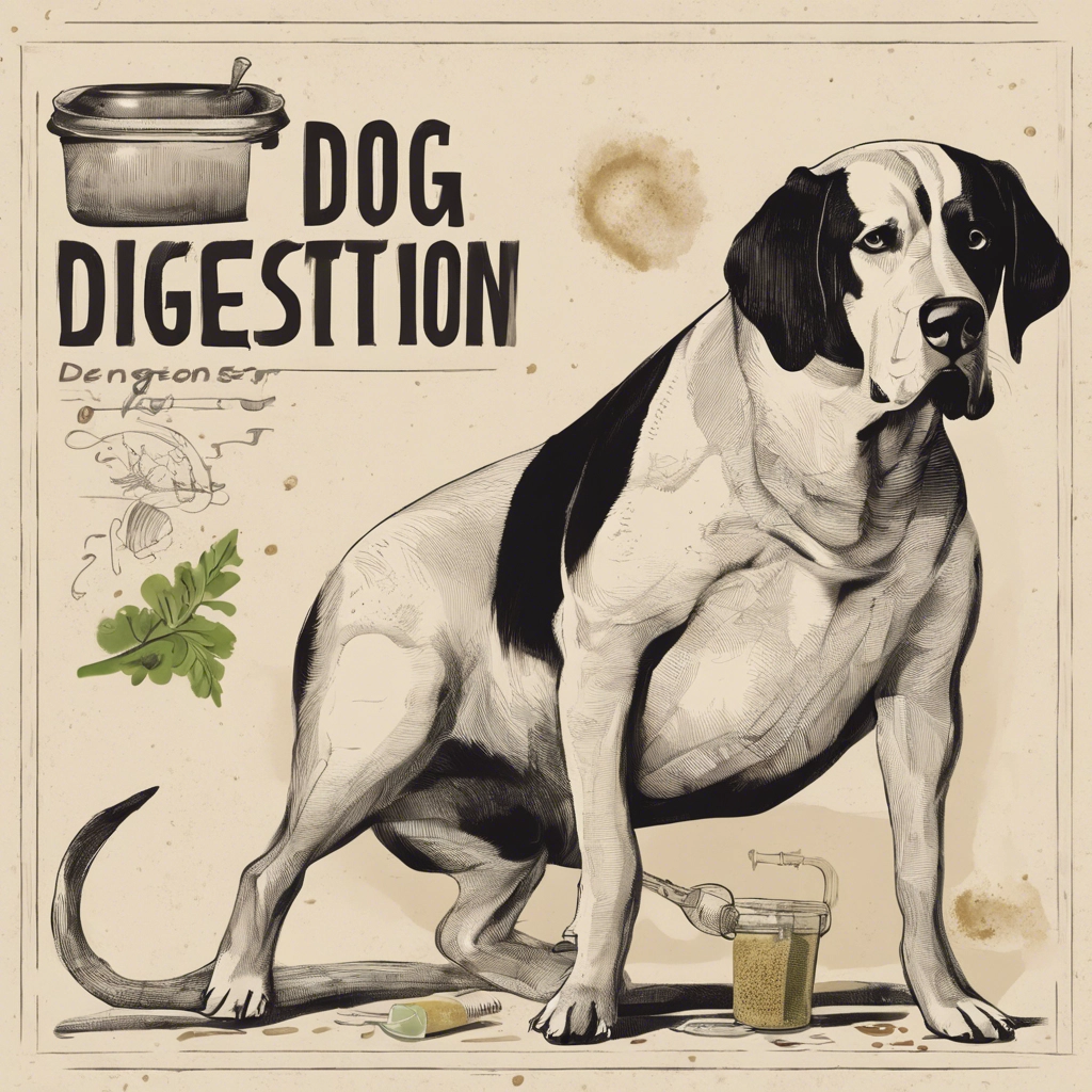 Dog taking a urine test
