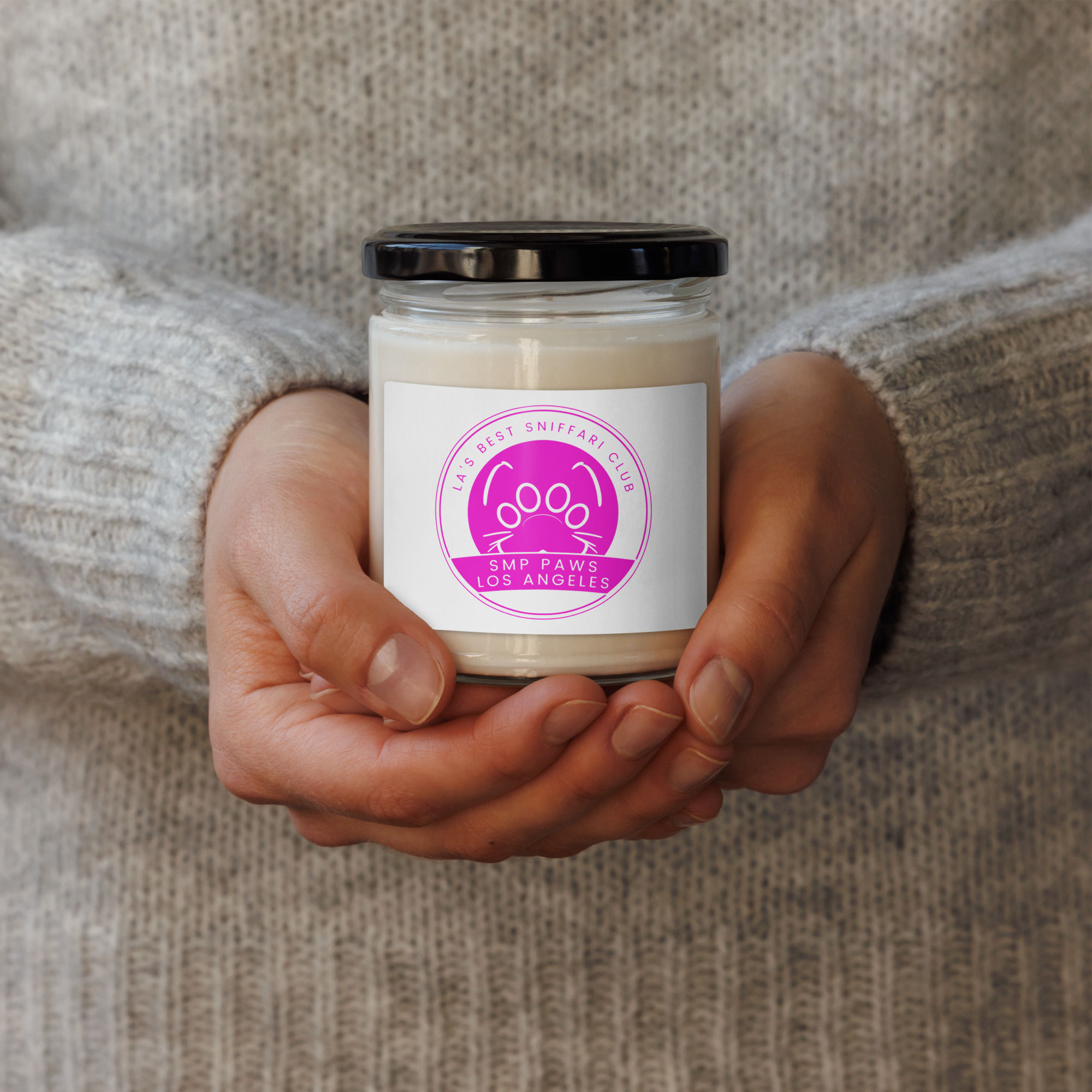 Scented soy candle