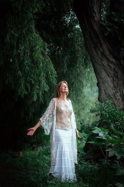 Meditation in Forest
