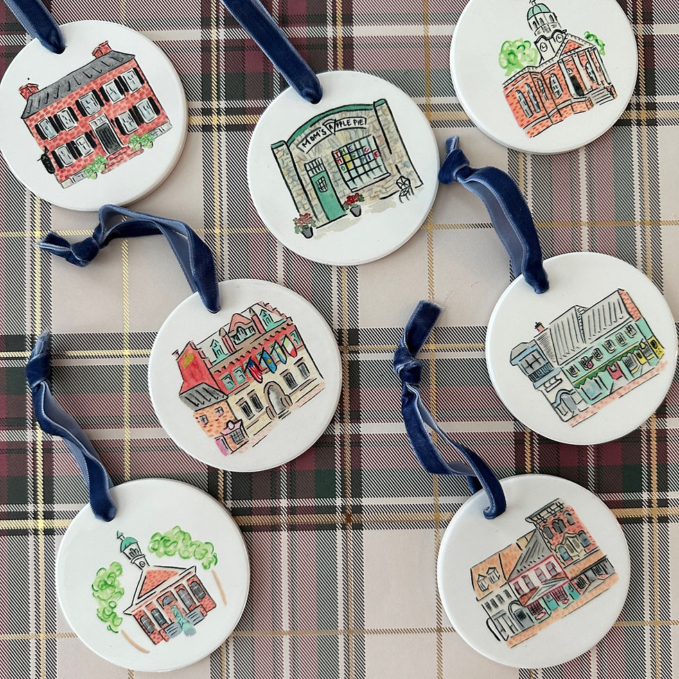 Thumbnail: Leesburg Courthouse (Statue) Ornament