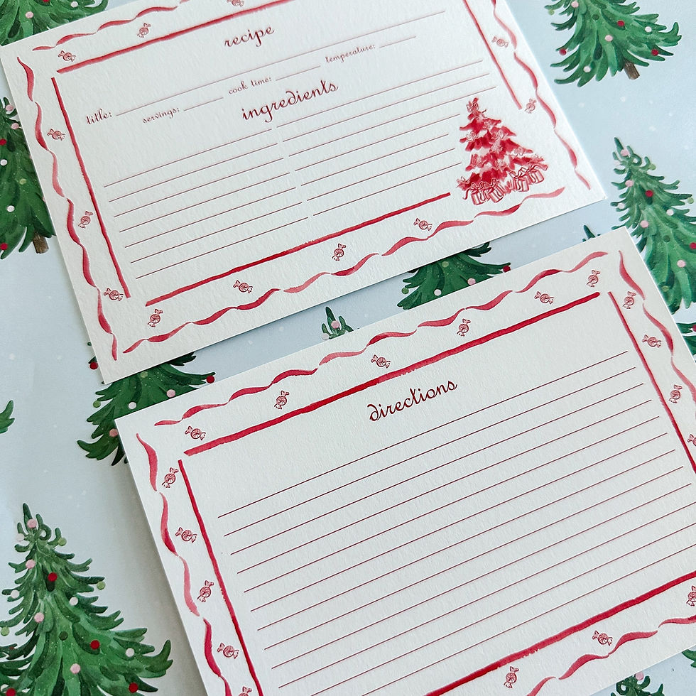 Thumbnail: Peppermint Recipe Cards