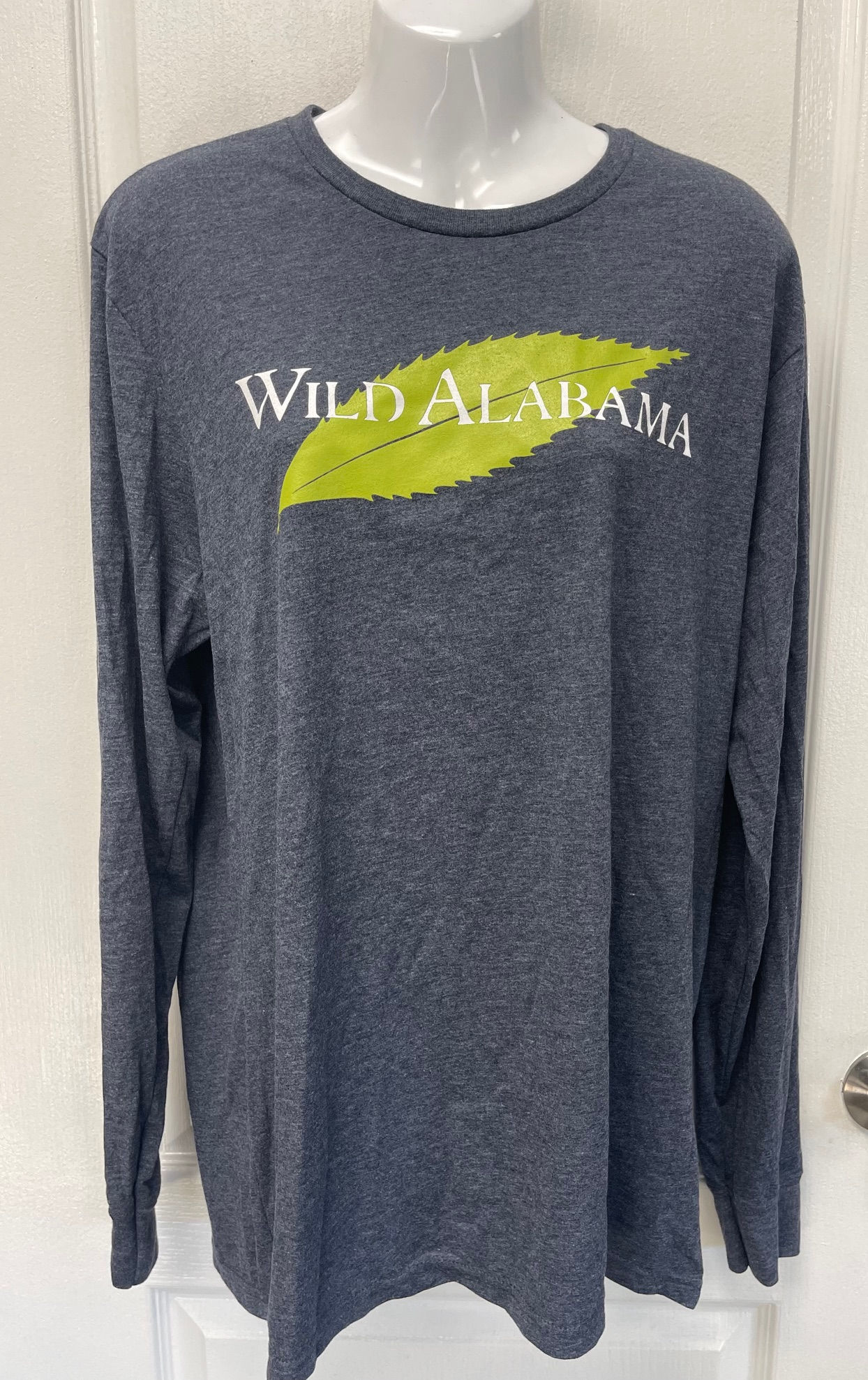 Long Sleeve Unisex Tee (Heathered Navy)