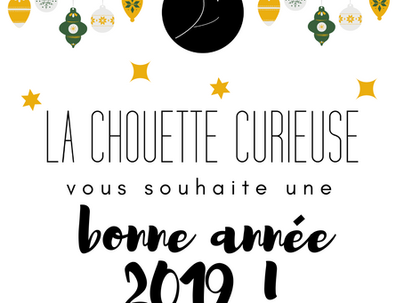 On vous souhaite une bonne année 2019 !