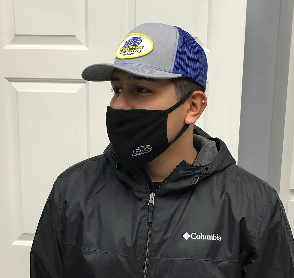 Thumbnail: Richardson R112 Grey Front, Blue Mesh Back BTS Patch Hat