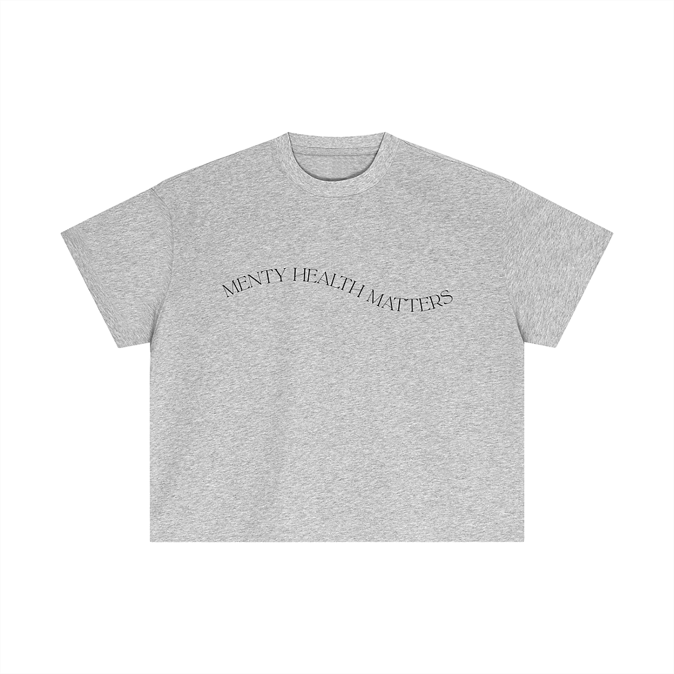 Thumbnail: Menty Health Matters | Cotton Boxy T