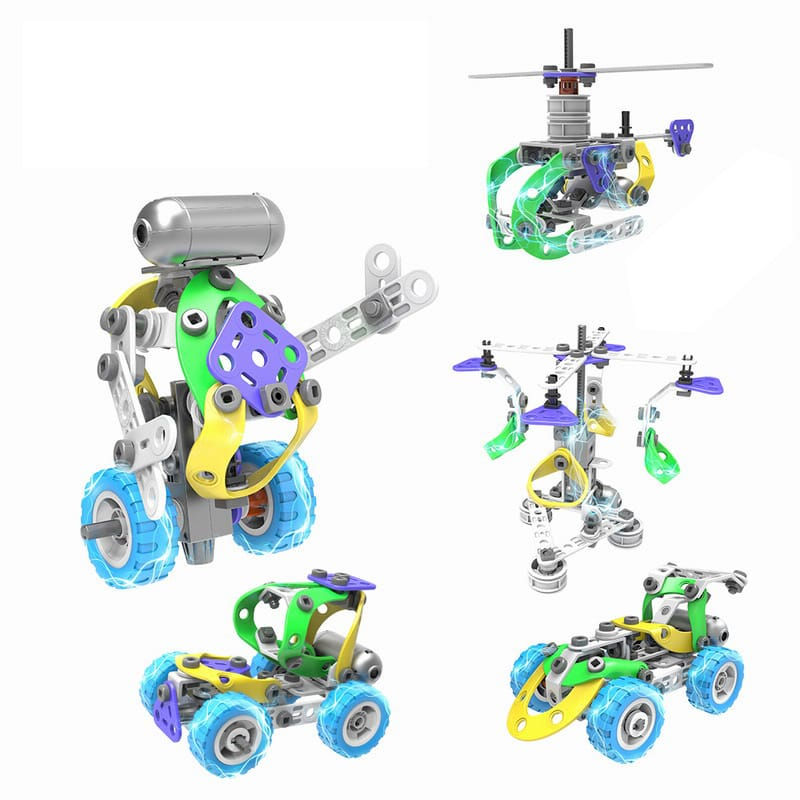 Thumbnail: 10-in-1 Build and Play Electric S.T.E.A.M Toy (106 pieces)