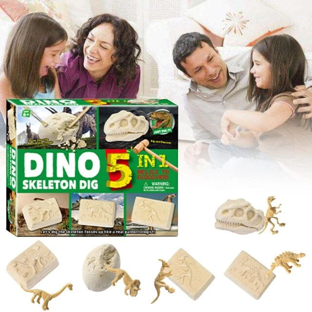 Thumbnail: 5-in-1 Dino Fossil Paleontologist Dig Set