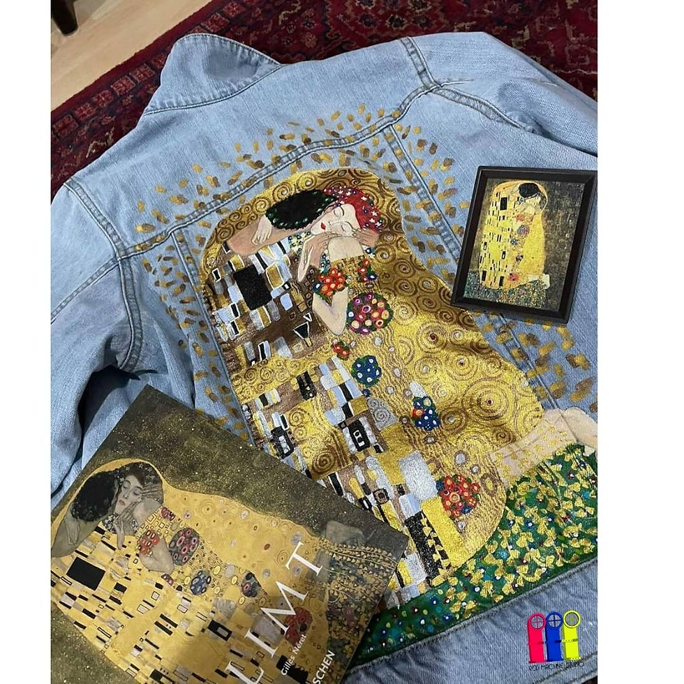 Miniatura: Chamarra El Beso de Gustav Klimt