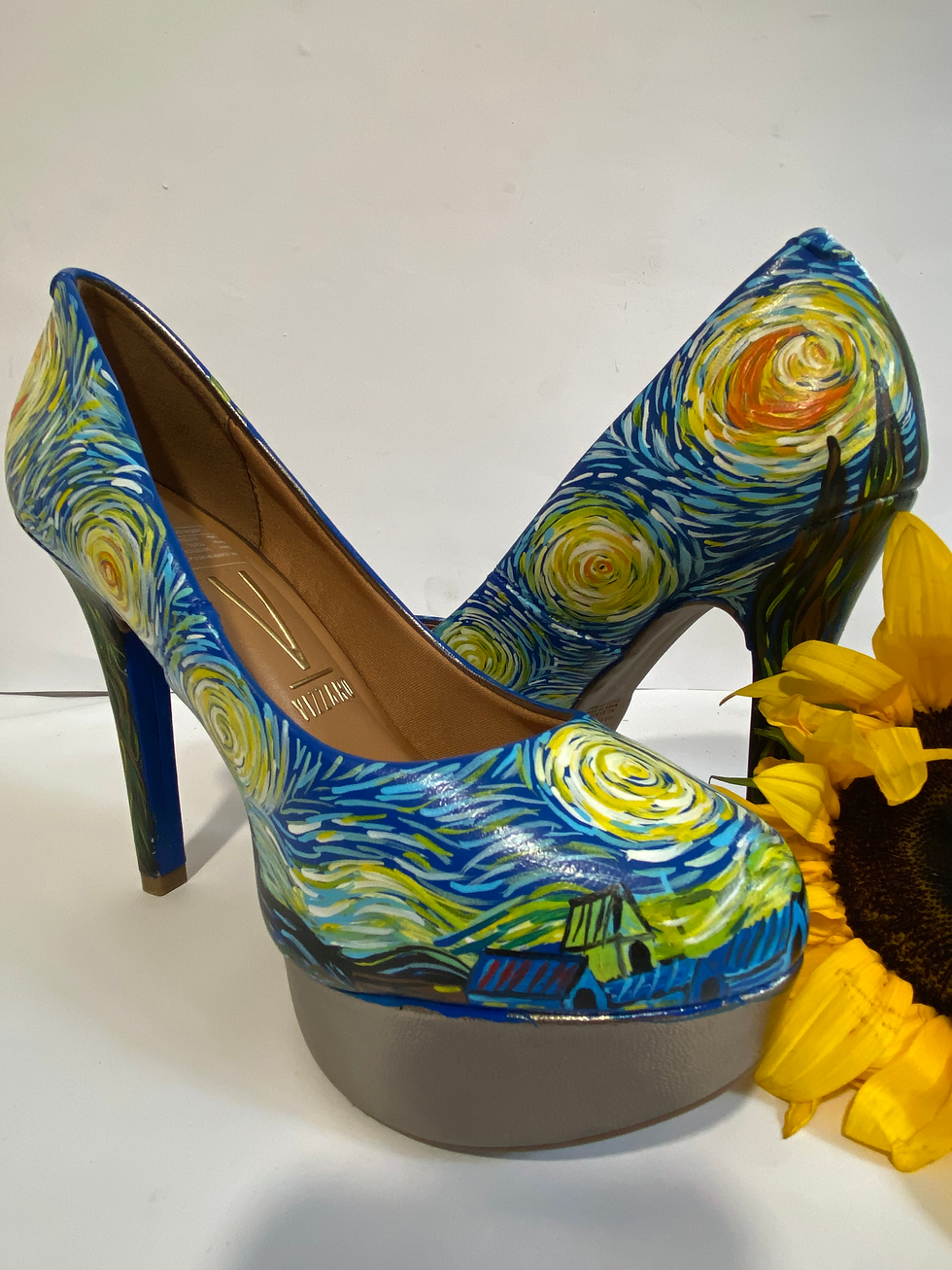 Miniatura: Zapatillas La Noche Estrellada de Van Gogh