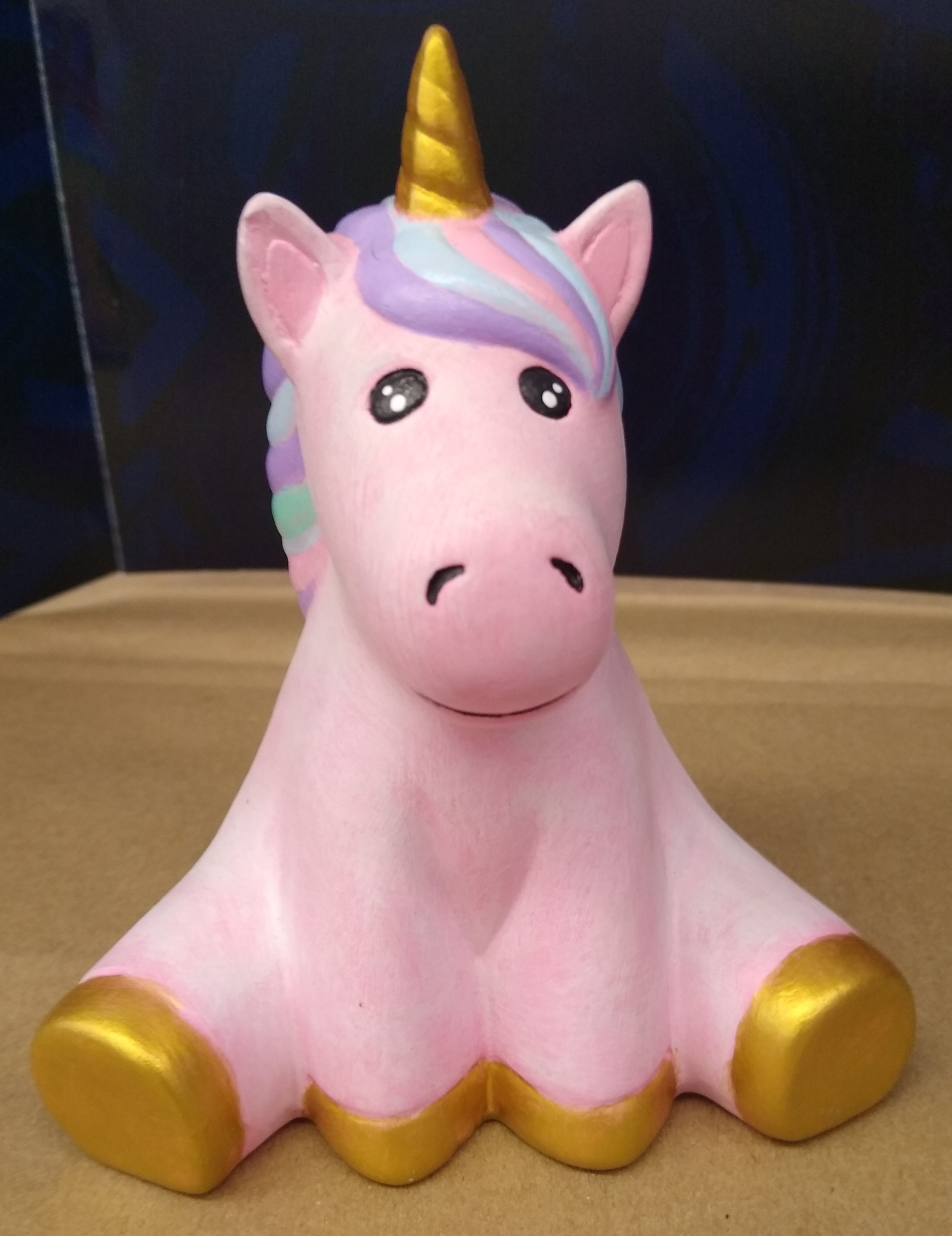 Hand Painted Ceramic Unicorn