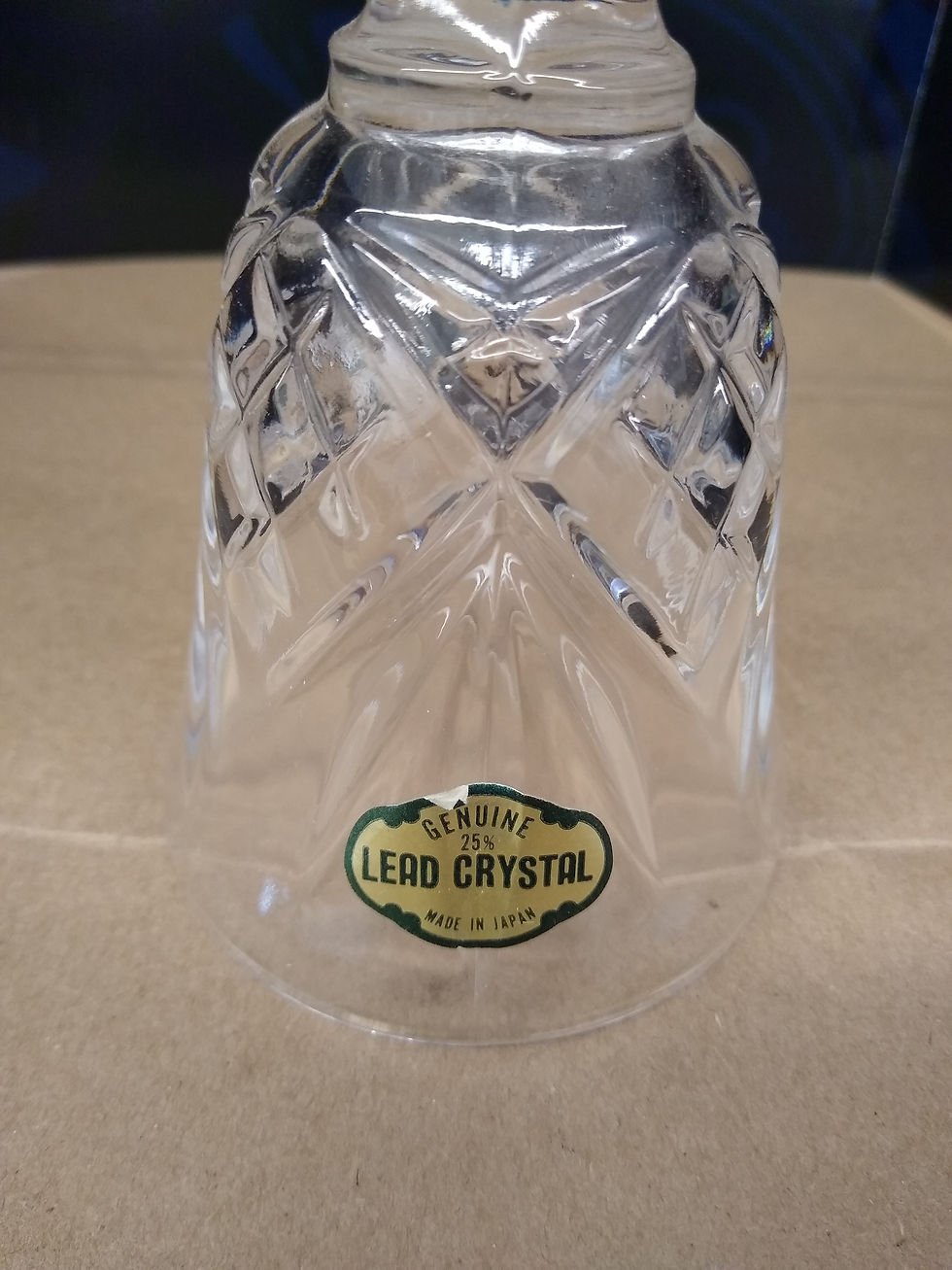 Thumbnail: Cut Lead Crystal Bell