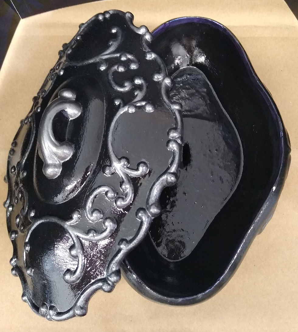 Thumbnail: Hand Painted Ceramic Jewelry Box