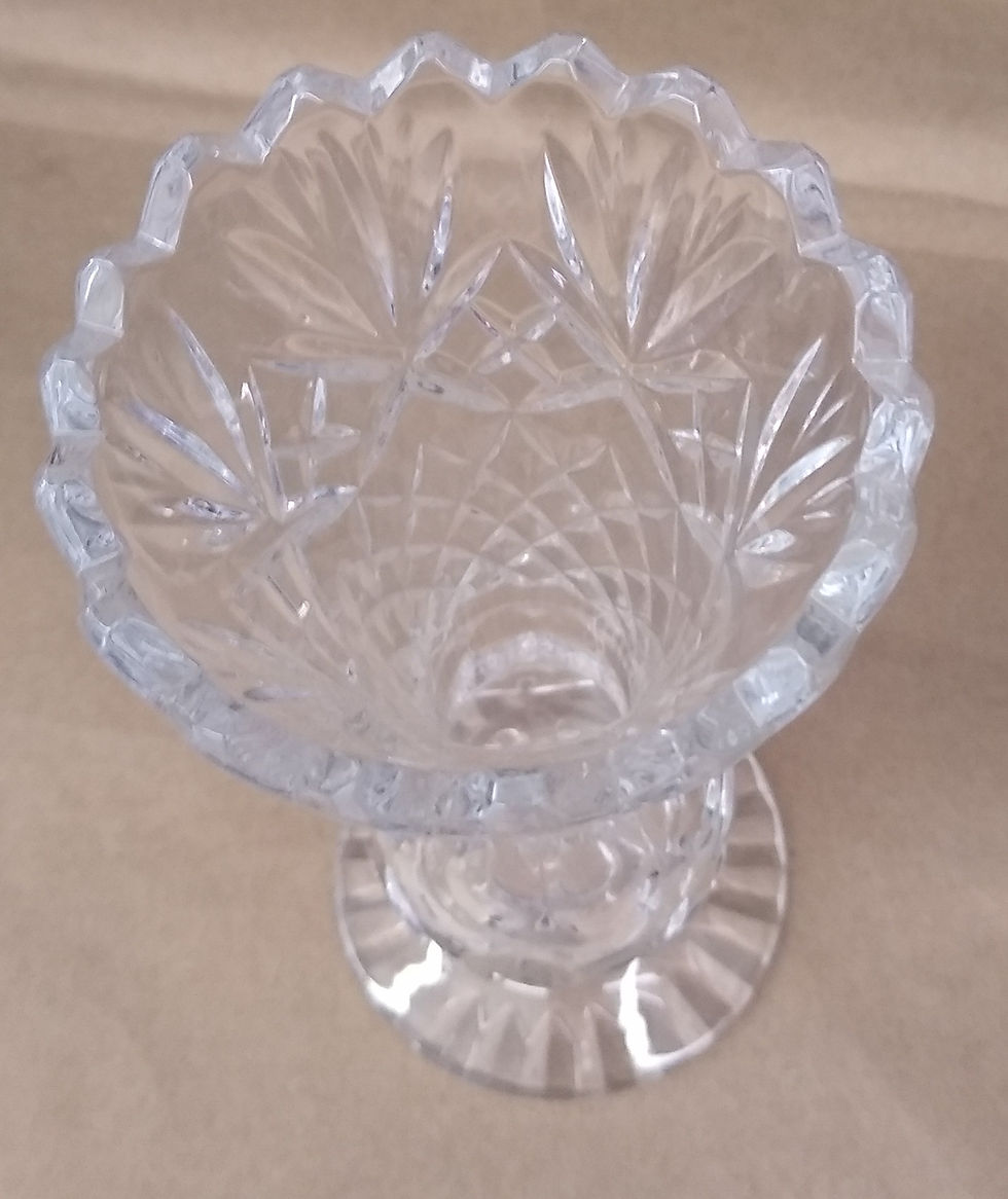 Thumbnail: Cut Crystal Vase W/ Stem