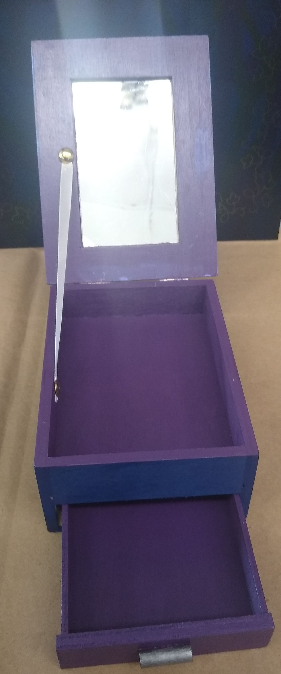 Thumbnail: Hand Painted Guitar Jewelry Box