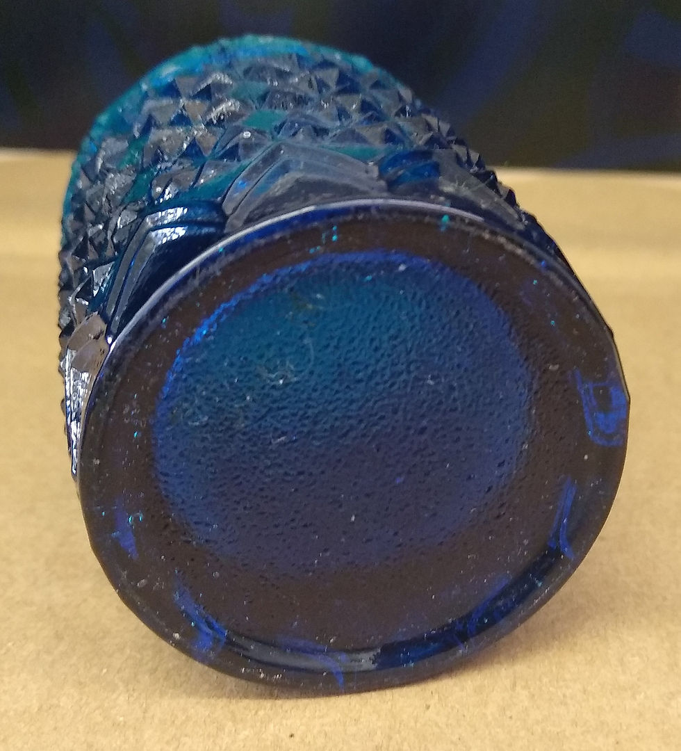 Thumbnail: Cobalt Glass Votive Candle Holder