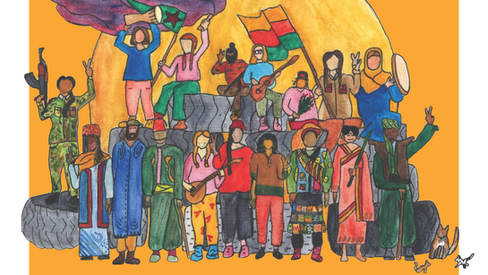 Questa edizione speciale è il risultato del lavoro dell’Accademia Şehîd Hêlîn Qereçox in Rojava, un luogo in cui i giovani di tutto il mondo vengono per educarsi riguardo i principi della democrazia, dell’ecologia e della liberazione delle donne