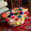 Thumbnail: Multi Coloured Pompom Basket