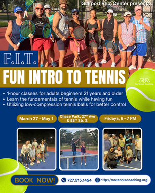 Beginner Tennis Lessons for Adults