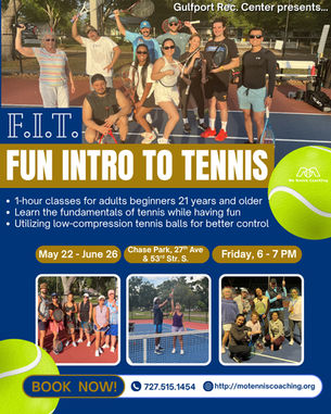 Beginner Tennis Lessons for Adults