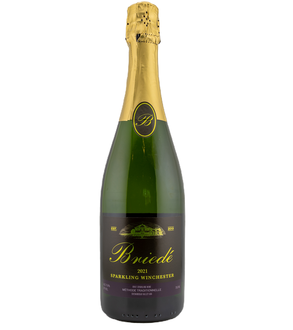 Sparkling wine bottle