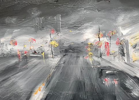 Rainstorm, Oil, 2017