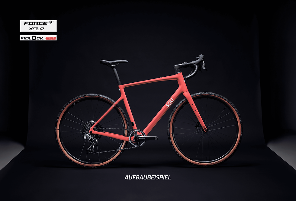 Thumbnail: SCIU Mace 5 Explorer Gravel Bike Komplettbike in der Farbe aril red