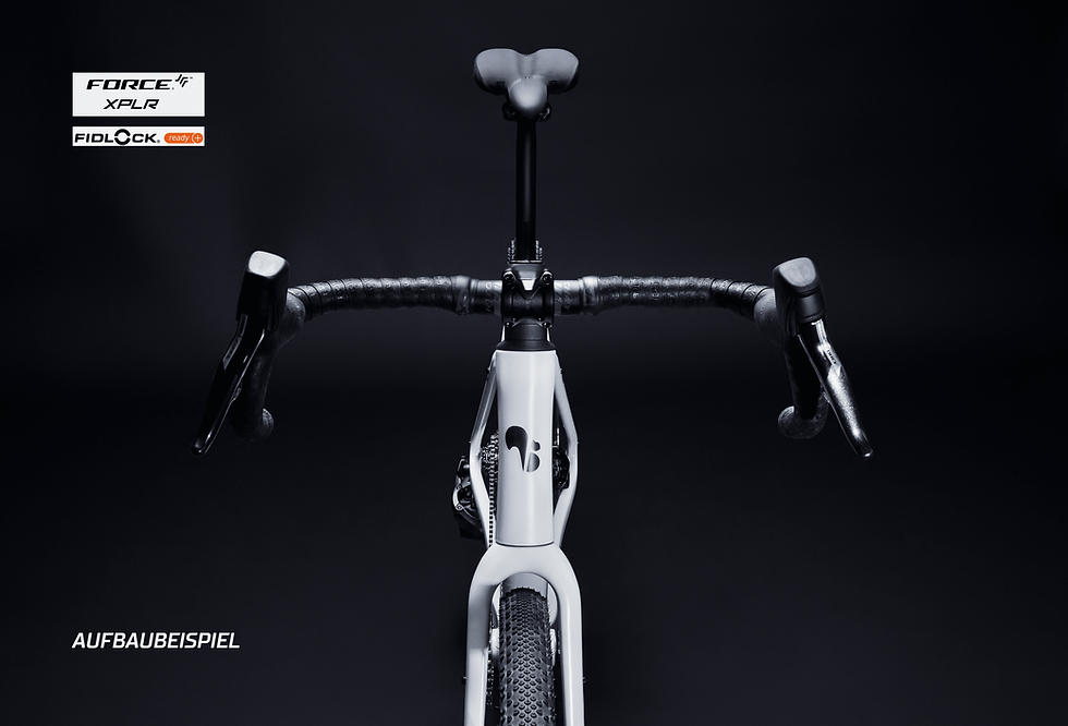 Thumbnail: SCIU Mace 5 Explorer Gravel Bike Komplettbike in der Farbe belly white