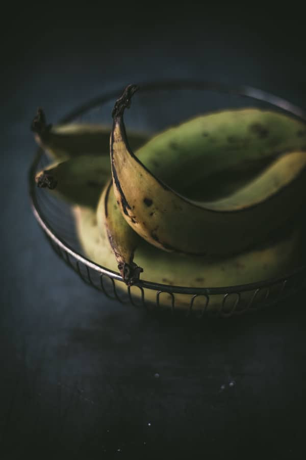 plantains in wire basket by becky hadeed the storied recipe podcast