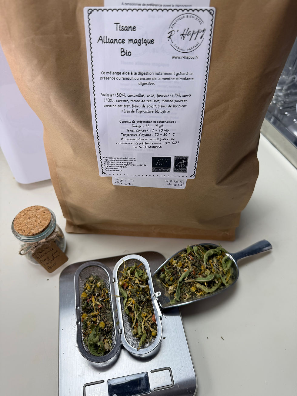 tisane alliance magique étiquette