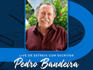 Live com Pedro Bandeira marca Semana Nacional do Livro no CAMPS Santos