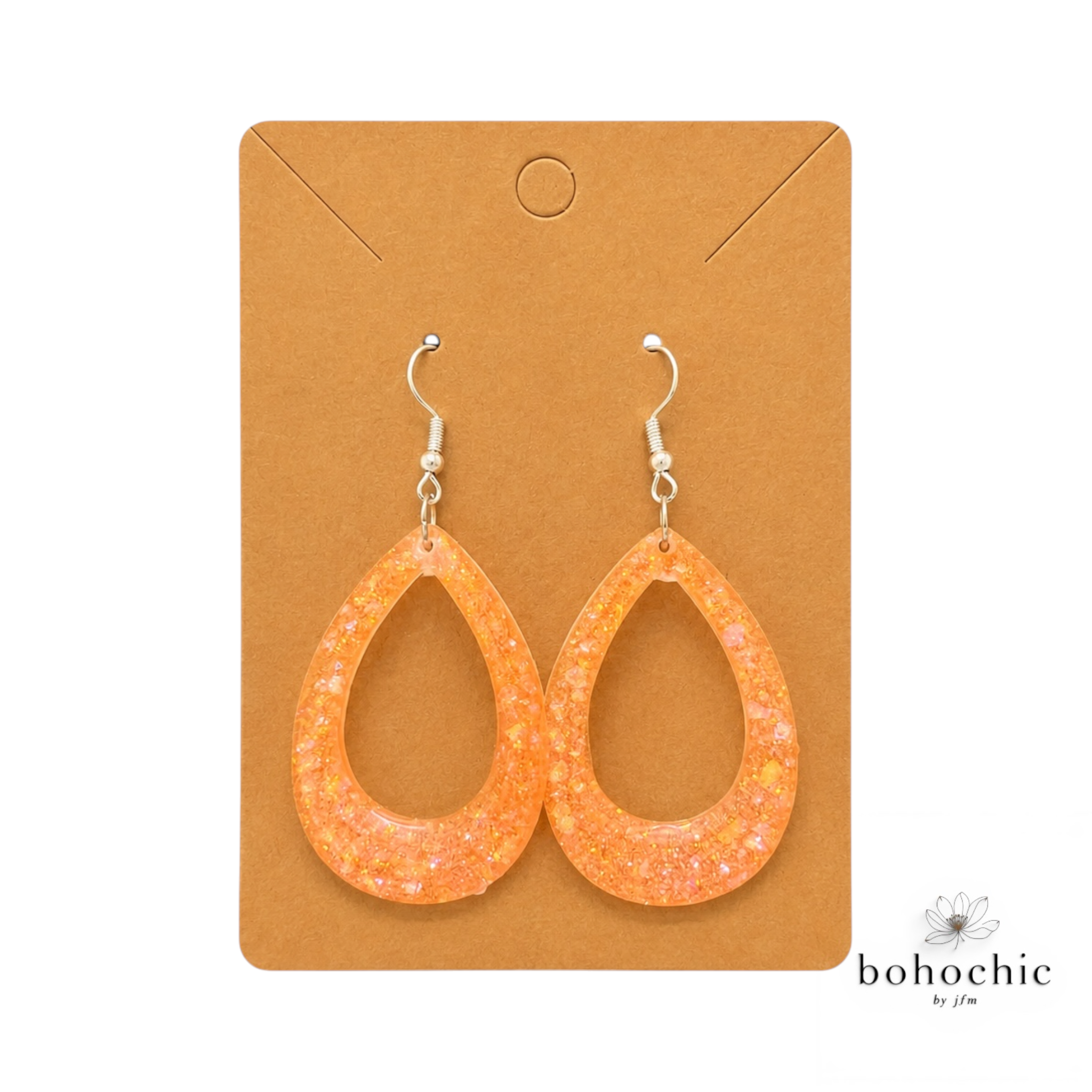 Glitter Resin Earrings