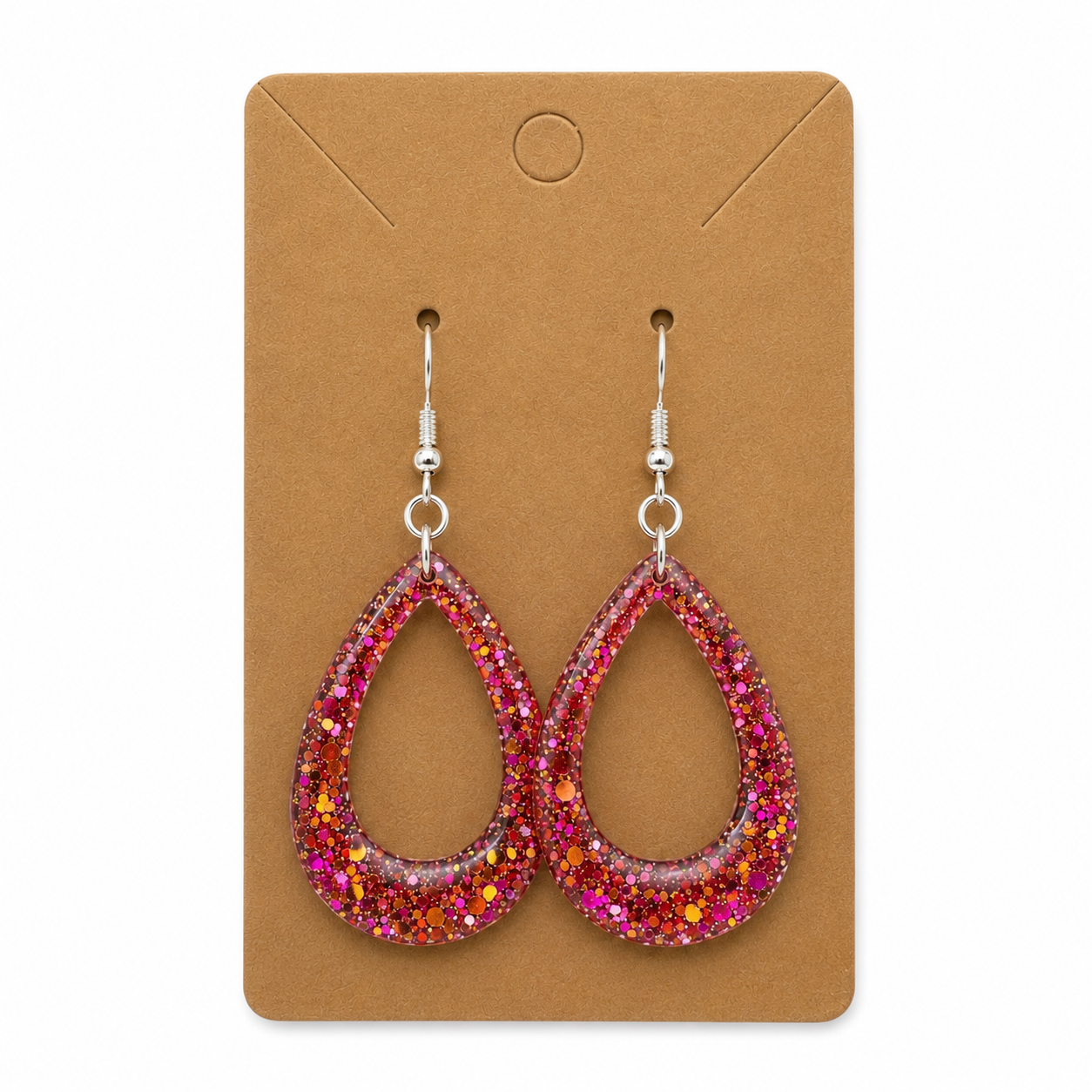 Glitter Resin Earrings