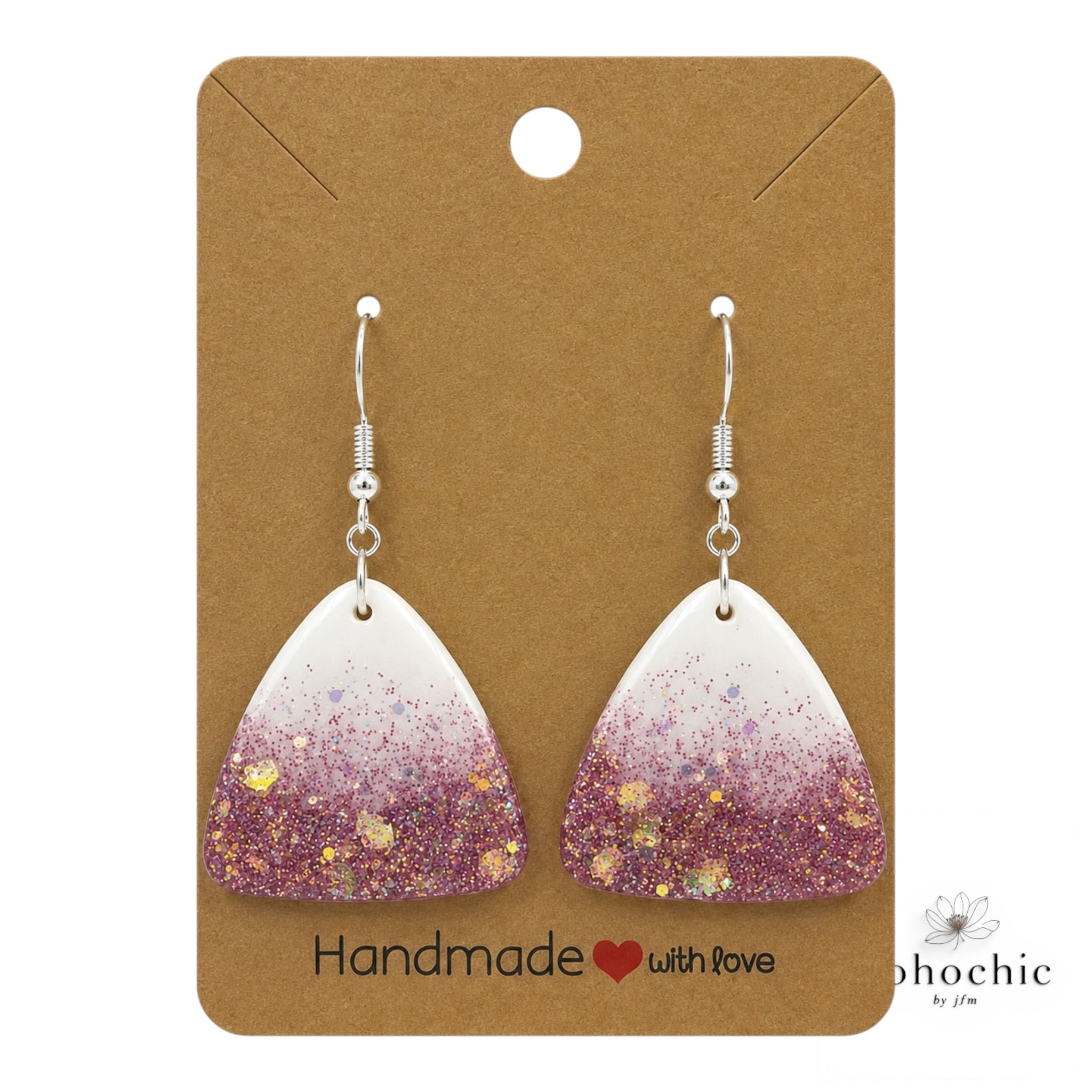 Glitter Resin Earrings