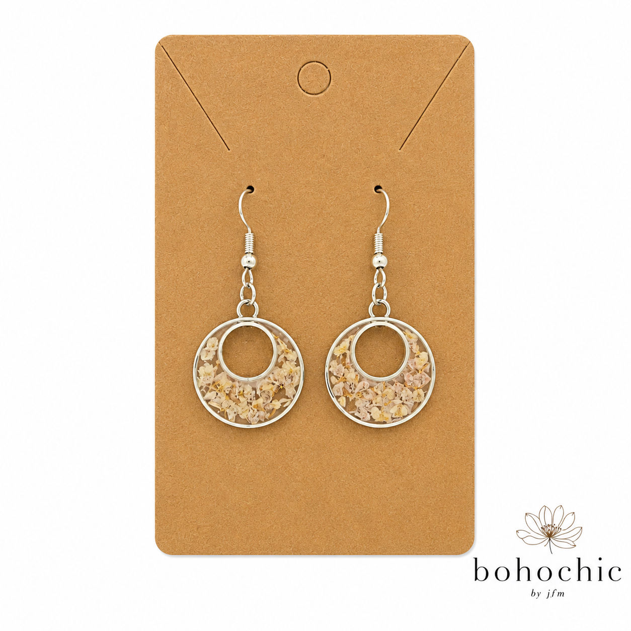 Floral Resin Earrings 