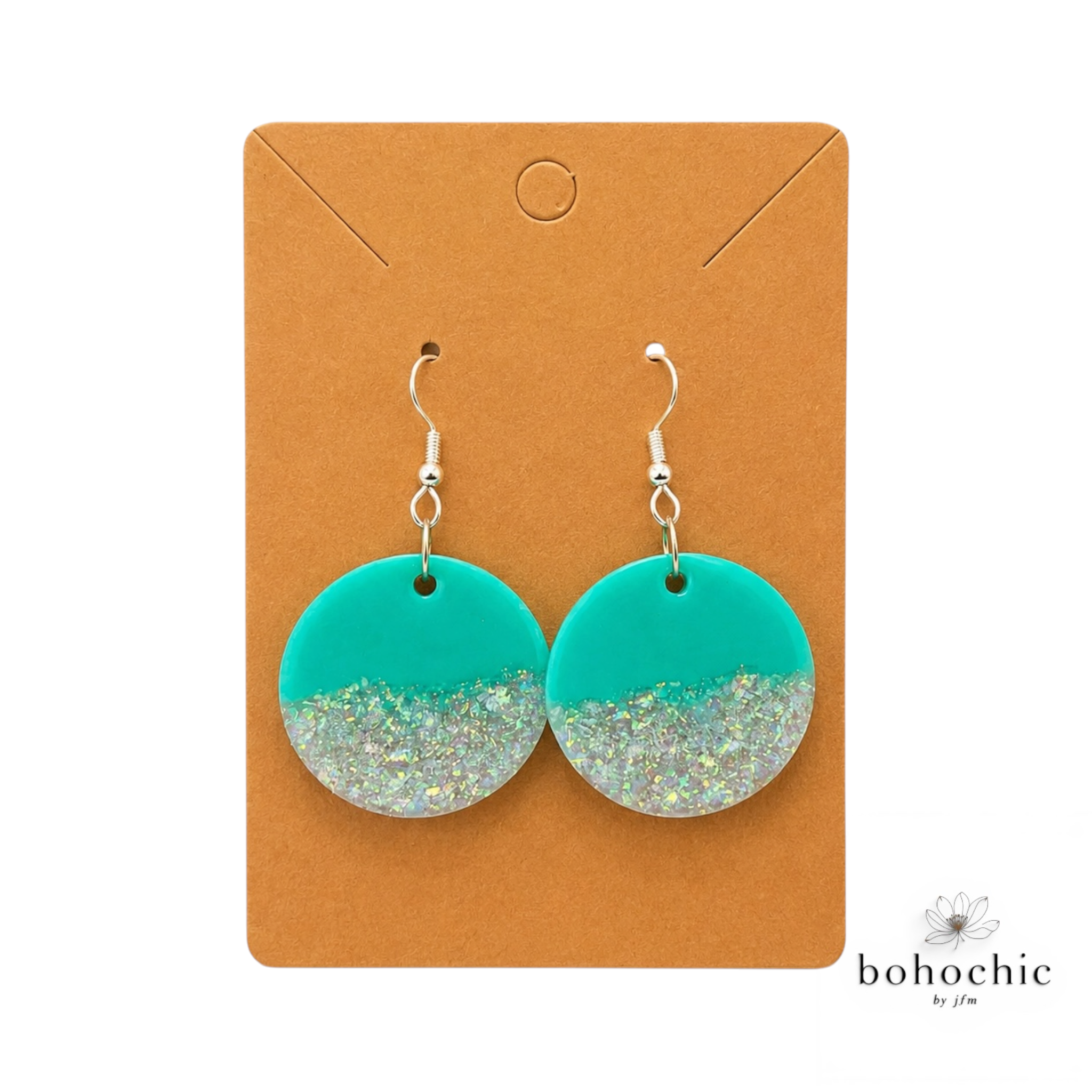Glitter Resin Earrings