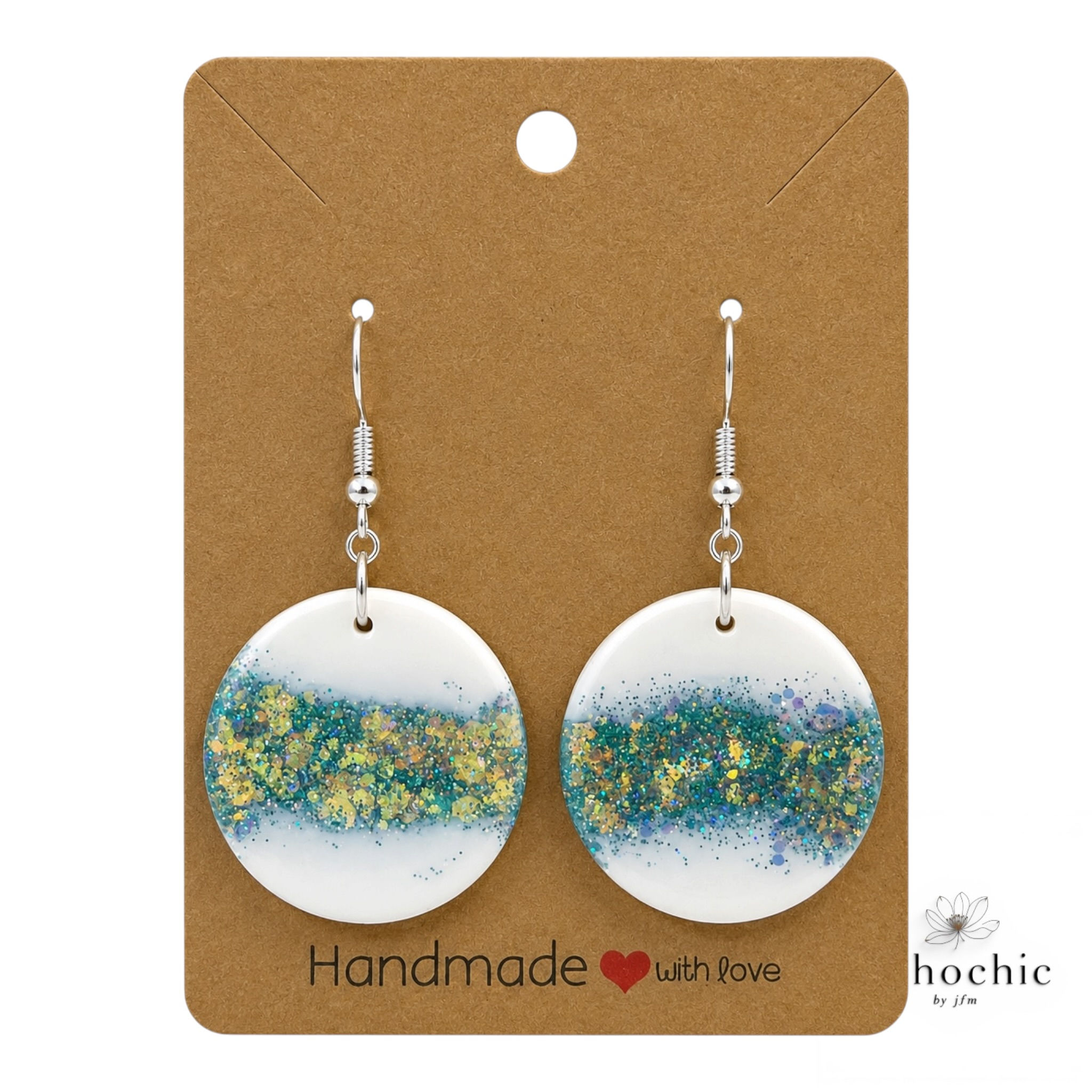 Glitter Resin Earrings