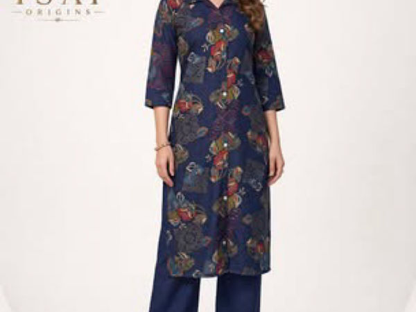 ISAI Origins Printed Kurti Set