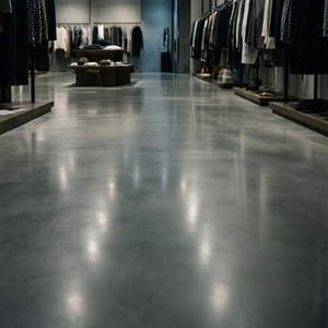 Retail Space Concrete Polishing