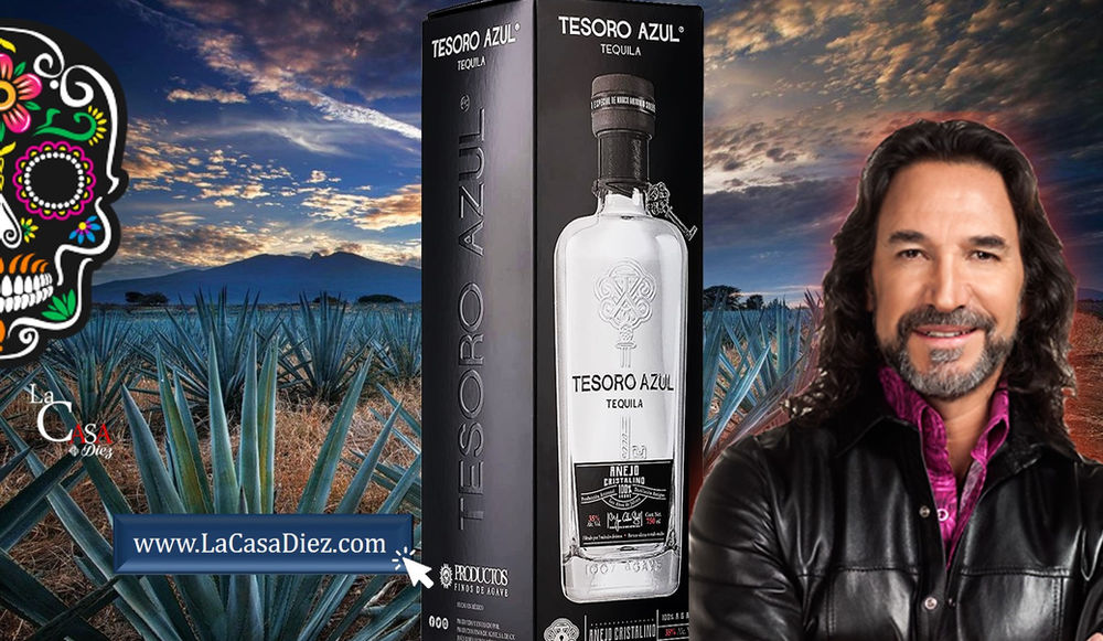 TEQUILA TESORO AZUL, el destilado de Marco Antonio Solís