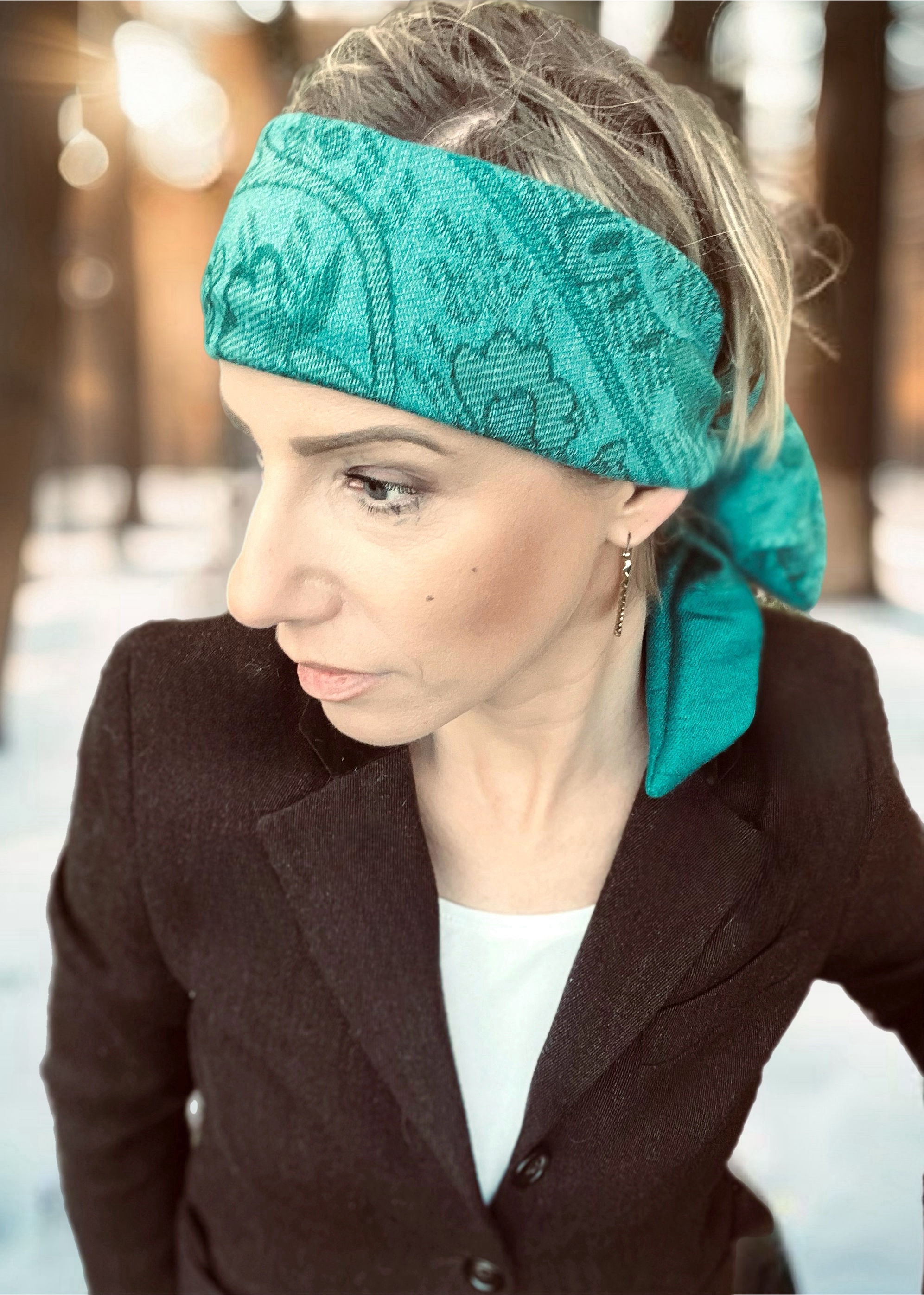 Bandeau "Audacieuse"turquoise