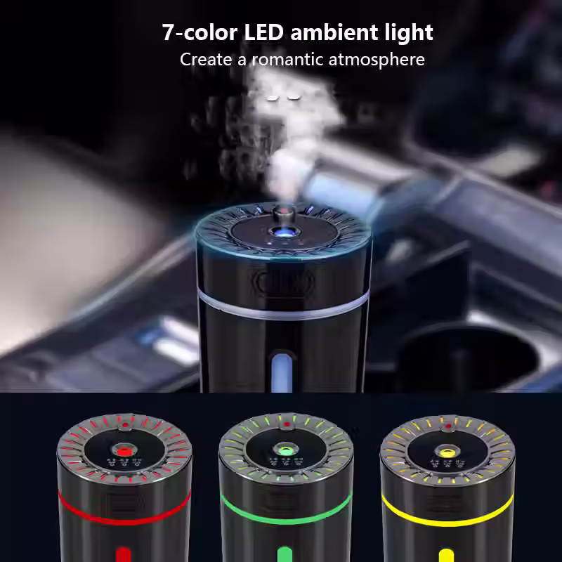 Şarjlı 7 renk yıldızlı Lazerli hava nemlendirici Aroma Koku