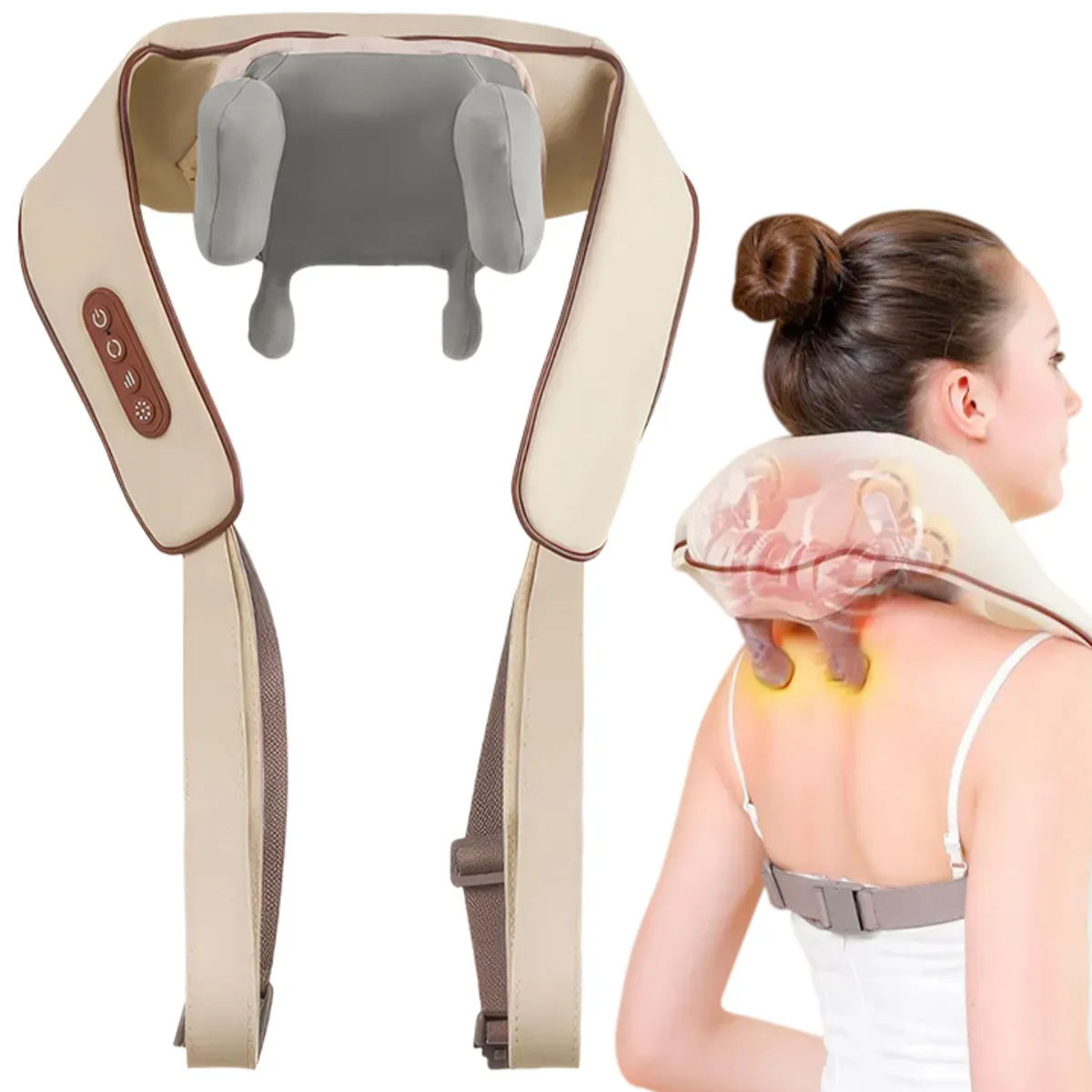 Şarjlı Masaj Aleti – Ovmalı, Boyun, Sırt Ve Bacak Masaj Cihazı Profesyonel