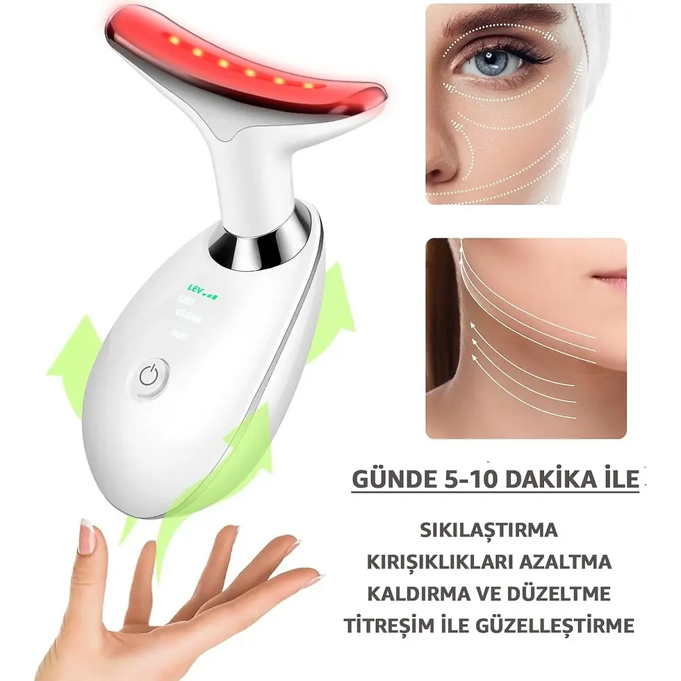 Küçük resim: Yüz Ve Boyun Kırşıklık Giderici Ems Güzellik Cihazı ( Gıdık,Sarkma,Kırışıklık)
