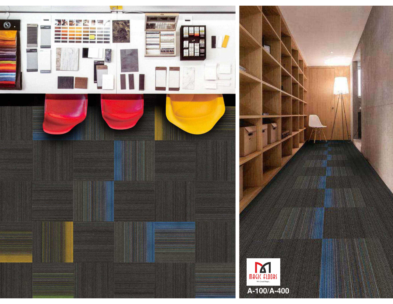 Contemporary Office Magic Carpet Tiles