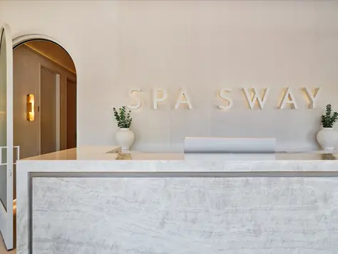 Spa reception desk