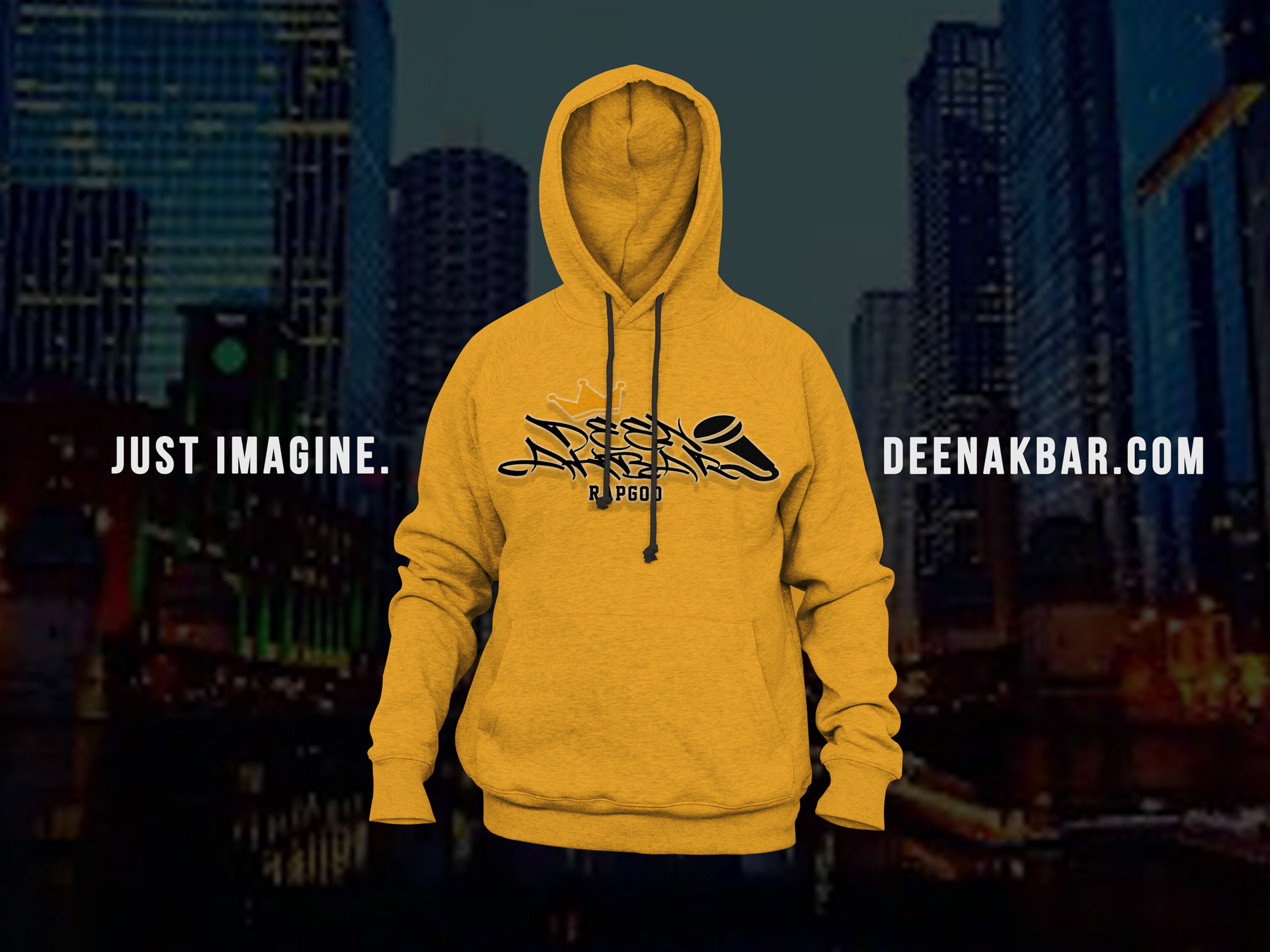 Deen Akbar Logo Hoody (signed physical albums come with your order)