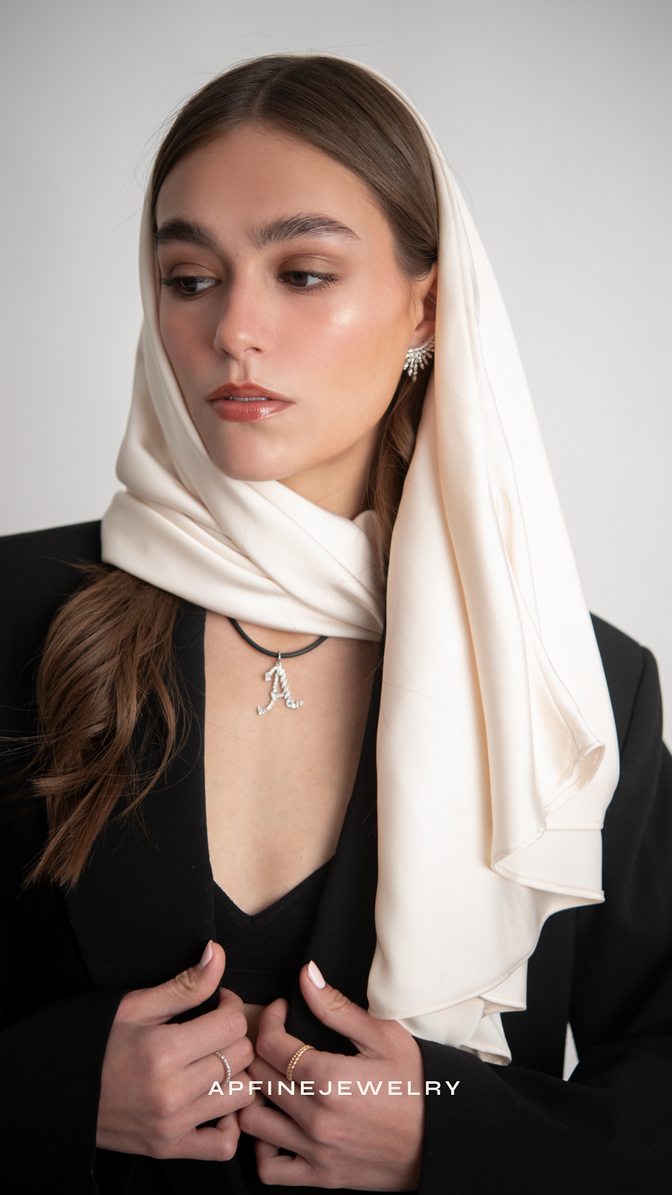 Thumbnail: Diamond wing earrings 