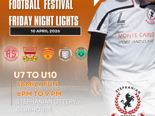 FRIDAY NIGHT LIGHTS: STEPHANIAN OTTERY TO GLOW WITH YOUTH FOOTBALL FEVER