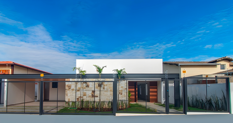 casa construção deck piscina investimento